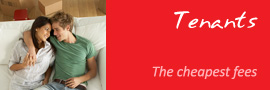 Tenants - the cheapest fees